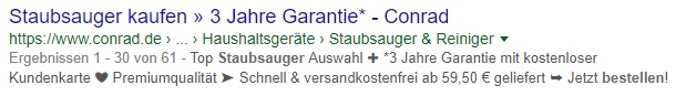 Meta Description Beispiel